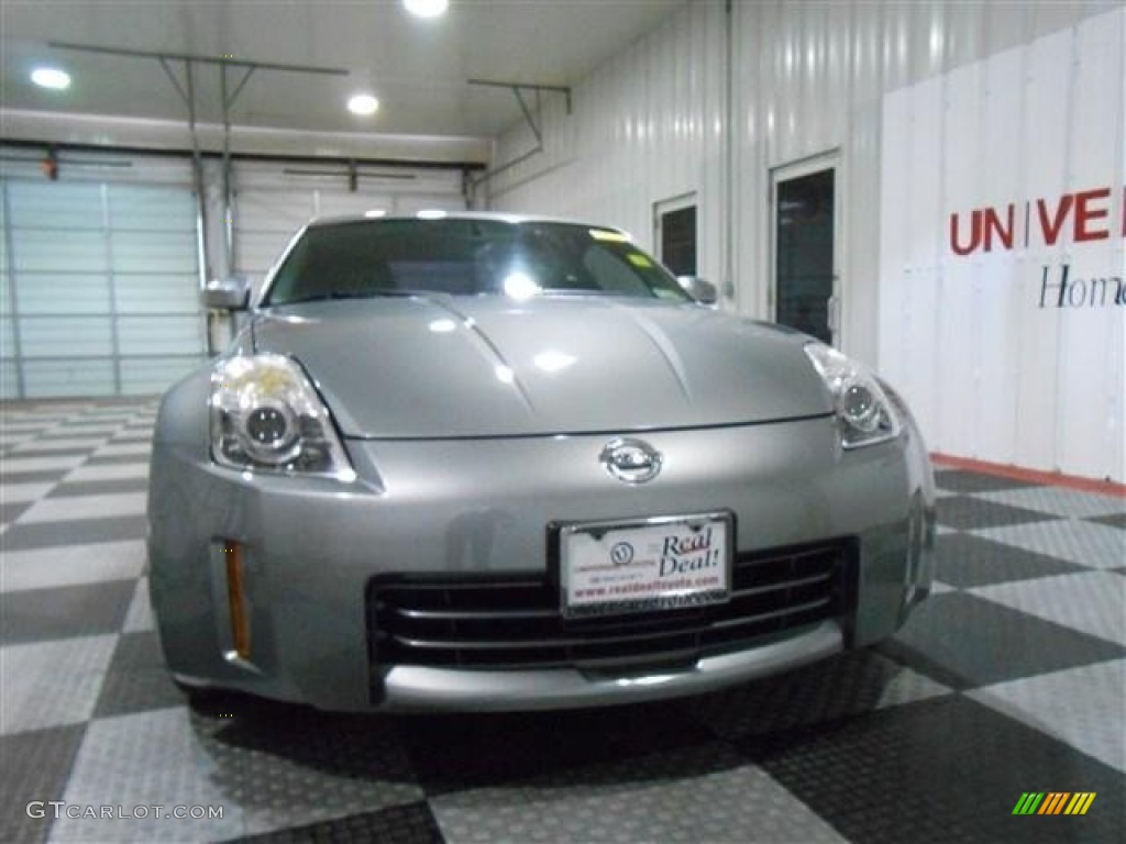 2006 350Z Touring Coupe - Silver Alloy Metallic / Charcoal Leather photo #2