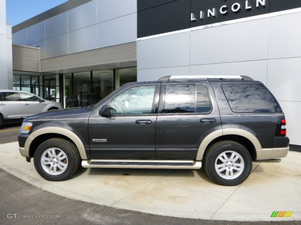 Carbon Metallic 2007 Ford Explorer Eddie Bauer 4x4 Exterior Photo #83394412