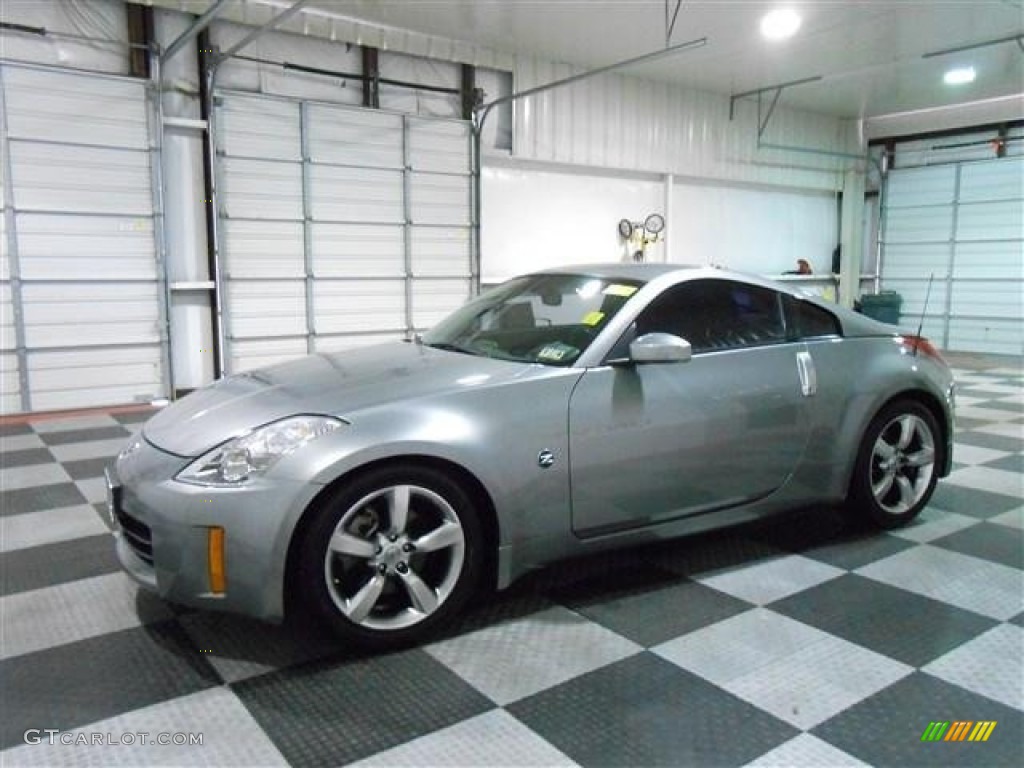 2006 350Z Touring Coupe - Silver Alloy Metallic / Charcoal Leather photo #4