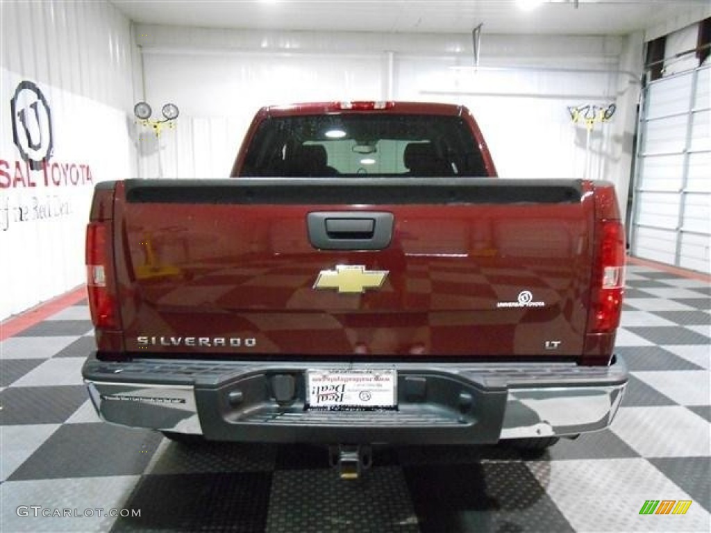 2008 Silverado 1500 LT Crew Cab 4x4 - Deep Ruby Metallic / Ebony photo #6