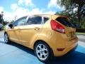 2011 Yellow Blaze Metallic Tri-Coat Ford Fiesta SES Hatchback  photo #3