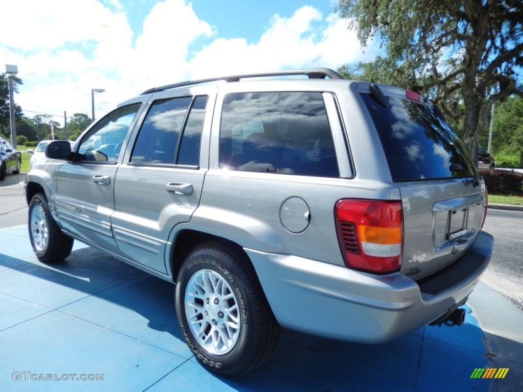 2002 Grand Cherokee Limited - Silverstone Metallic / Dark Slate Gray photo #3