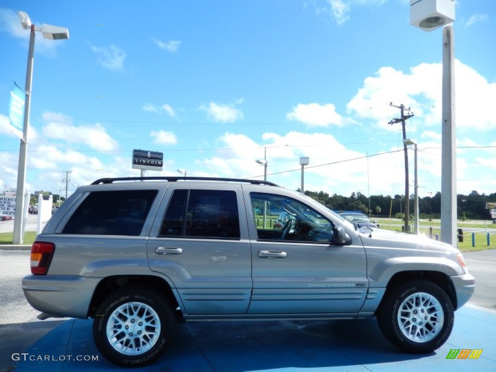 2002 Grand Cherokee Limited - Silverstone Metallic / Dark Slate Gray photo #6