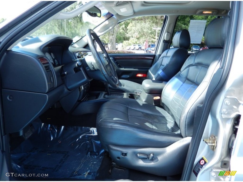 Dark Slate Gray Interior 2002 Jeep Grand Cherokee Limited Photo #83396086