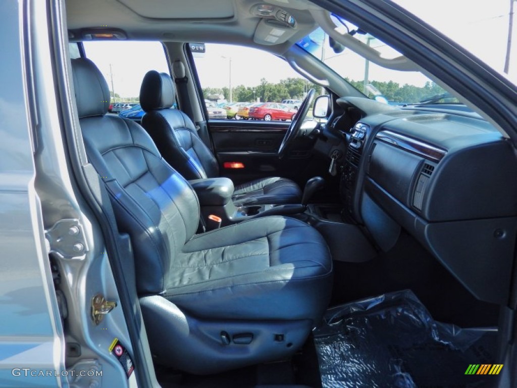 Dark Slate Gray Interior 2002 Jeep Grand Cherokee Limited Photo #83396212