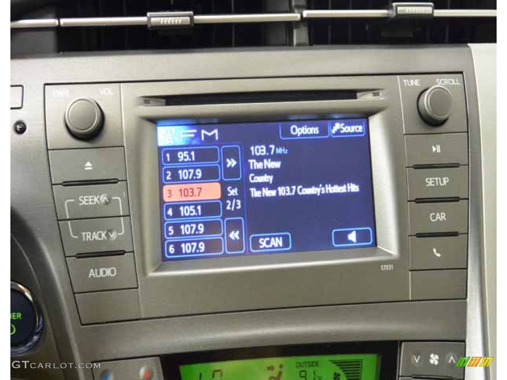 2013 Toyota Prius Two Hybrid Audio System Photos