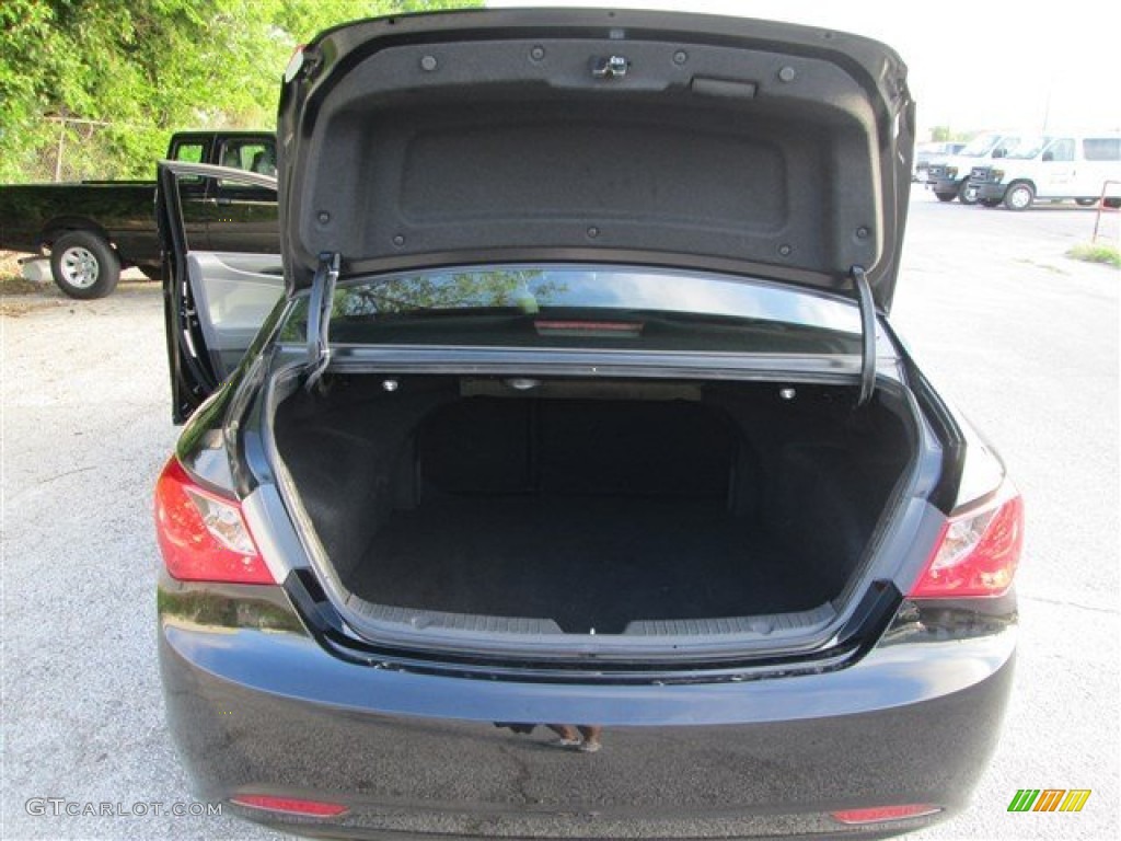 2011 Sonata Limited - Midnight Black / Gray photo #20