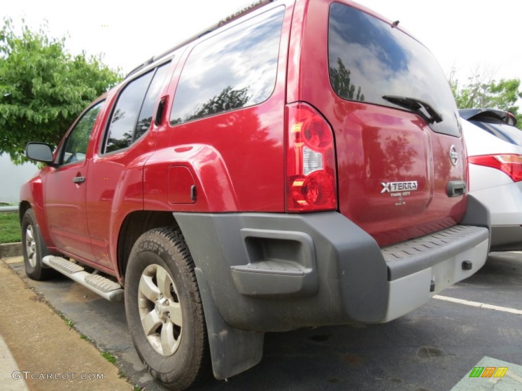 2009 Xterra S - Red Brick / Graphite/Steel photo #2
