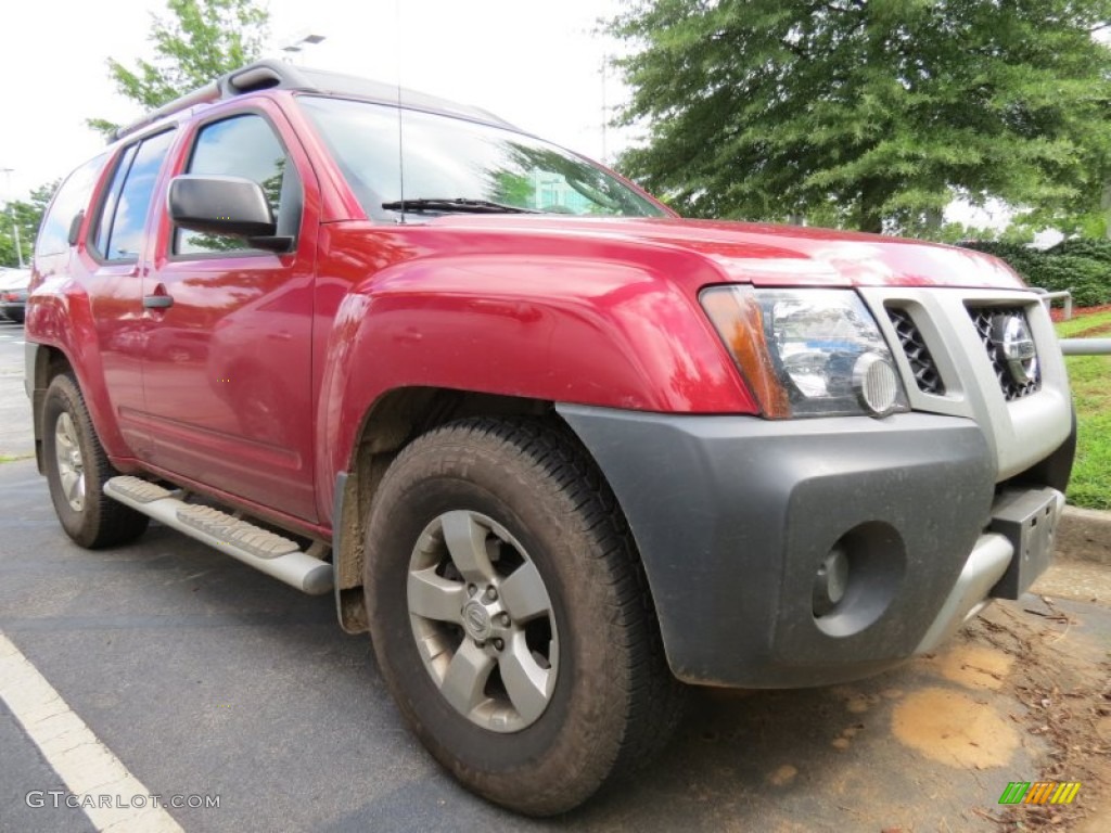 2009 Xterra S - Red Brick / Graphite/Steel photo #4