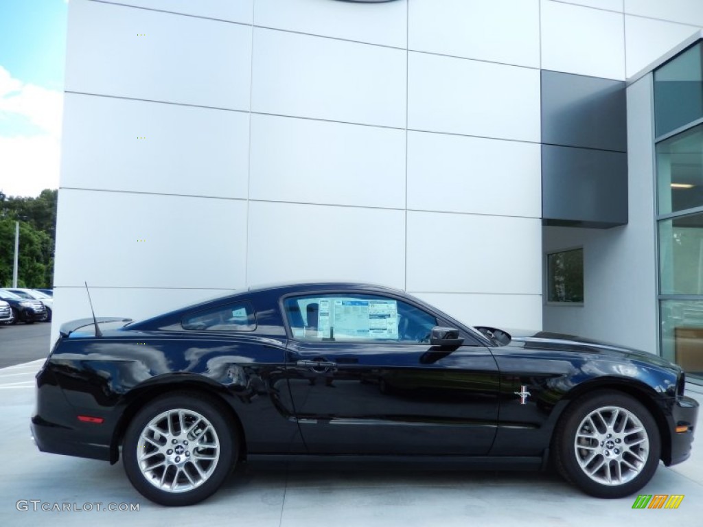 Black 2014 Ford Mustang V6 Premium Coupe Exterior Photo #83397277