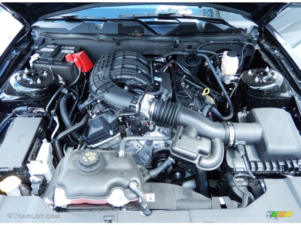 2014 Ford Mustang V6 Premium Coupe 3.7 Liter DOHC 24-Valve Ti-VCT V6 Engine Photo #83397469