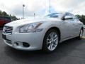 2013 Brilliant Silver Nissan Maxima 3.5 S  photo #3