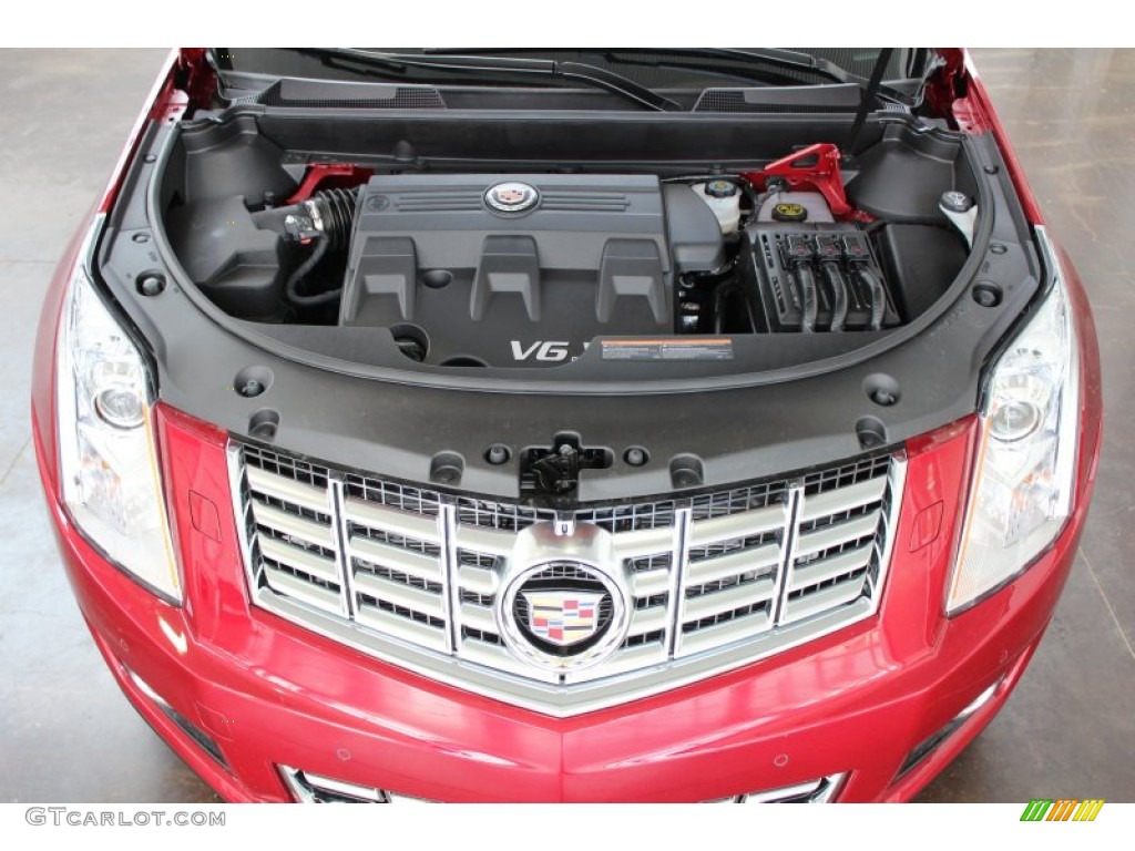2013 SRX Performance FWD - Crystal Red Tintcoat / Shale/Brownstone photo #11
