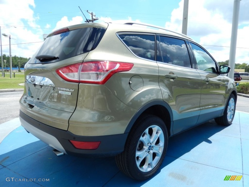 2014 Escape Titanium 1.6L EcoBoost - Ginger Ale / Medium Light Stone photo #3