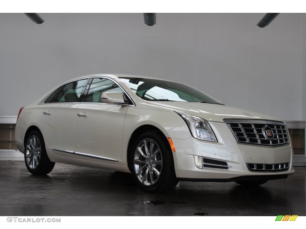 White Diamond Tricoat 2013 Cadillac XTS Luxury FWD Exterior Photo #83398849