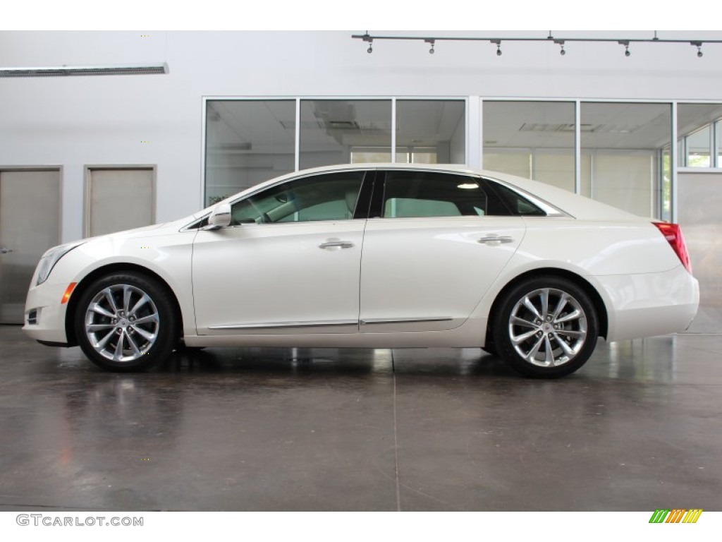 White Diamond Tricoat 2013 Cadillac XTS Luxury FWD Exterior Photo #83398960