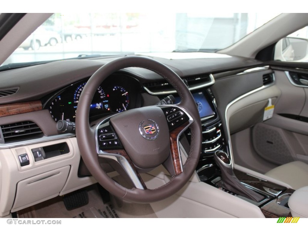 2013 Cadillac XTS Luxury FWD Shale/Cocoa Dashboard Photo #83399185