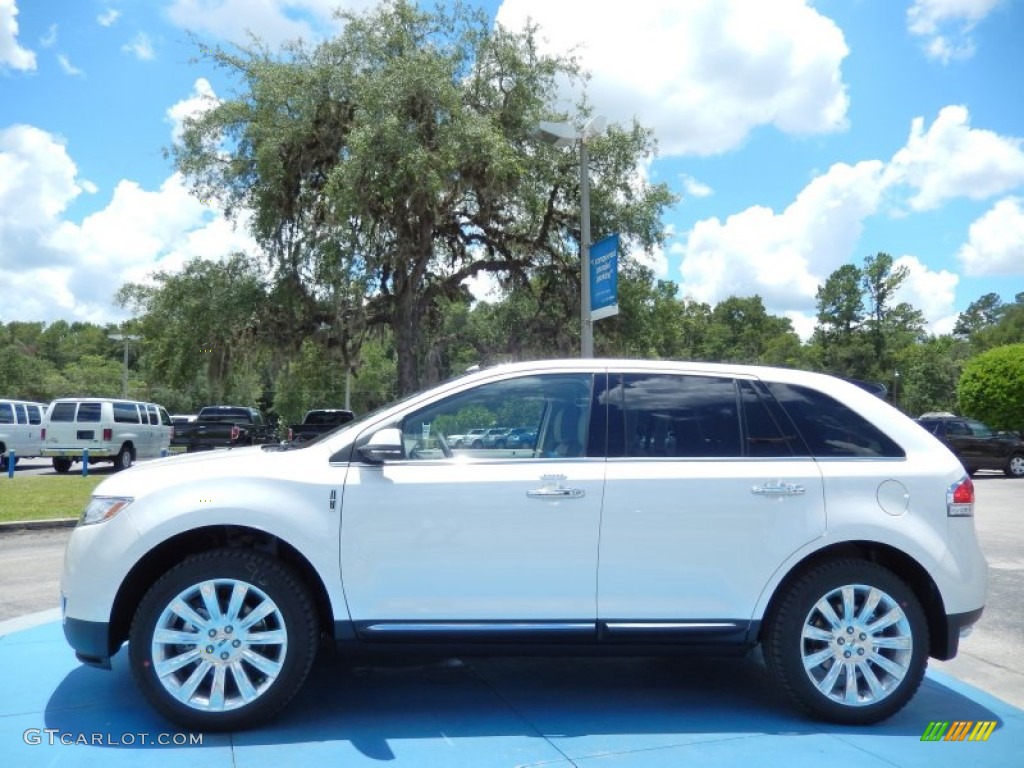 White Platinum Tri-Coat 2013 Lincoln MKX FWD Exterior Photo #83399446