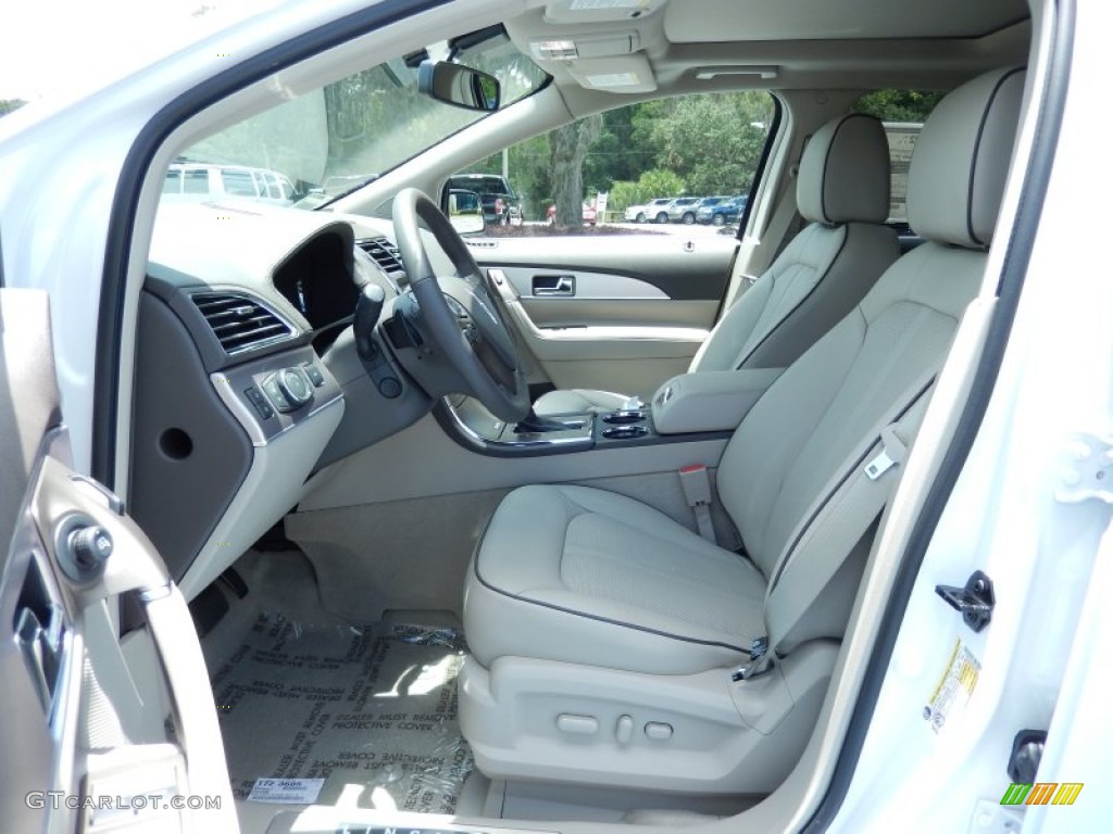 Medium Light Stone Interior 2013 Lincoln MKX FWD Photo #83399551