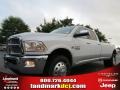 Bright White - 3500 Laramie Crew Cab 4x4 Dually Photo No. 1