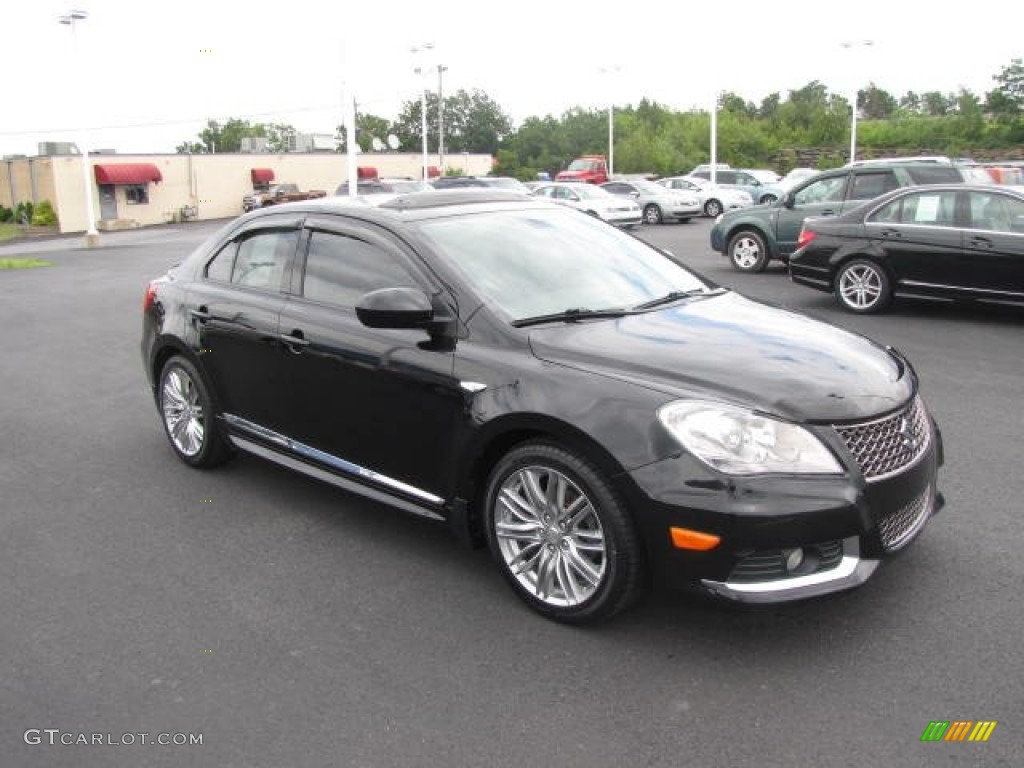 Black Pearl Metallic 2012 Suzuki Kizashi Sport SLS AWD Exterior Photo #83400368