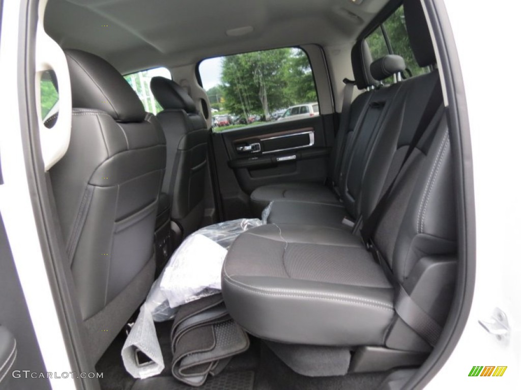 2013 Ram 3500 Laramie Crew Cab 4x4 Dually Rear Seat Photo #83400457