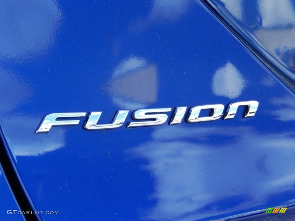 2013 Fusion Hybrid Titanium - Deep Impact Blue Metallic / Charcoal Black photo #4