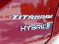 2013 Ruby Red Metallic Ford Fusion Hybrid Titanium  photo #5