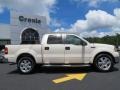 2007 White Sand Tri-Coat Ford F150 Lariat SuperCrew  photo #8