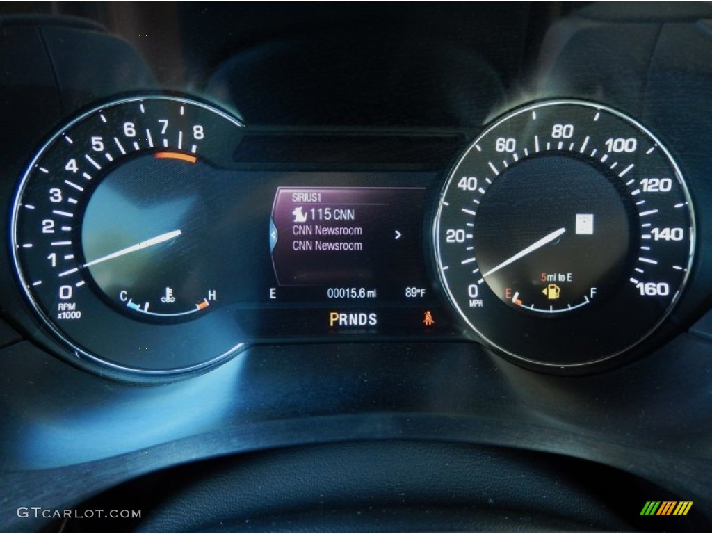 2013 Lincoln MKZ 3.7L V6 FWD Gauges Photo #83403274