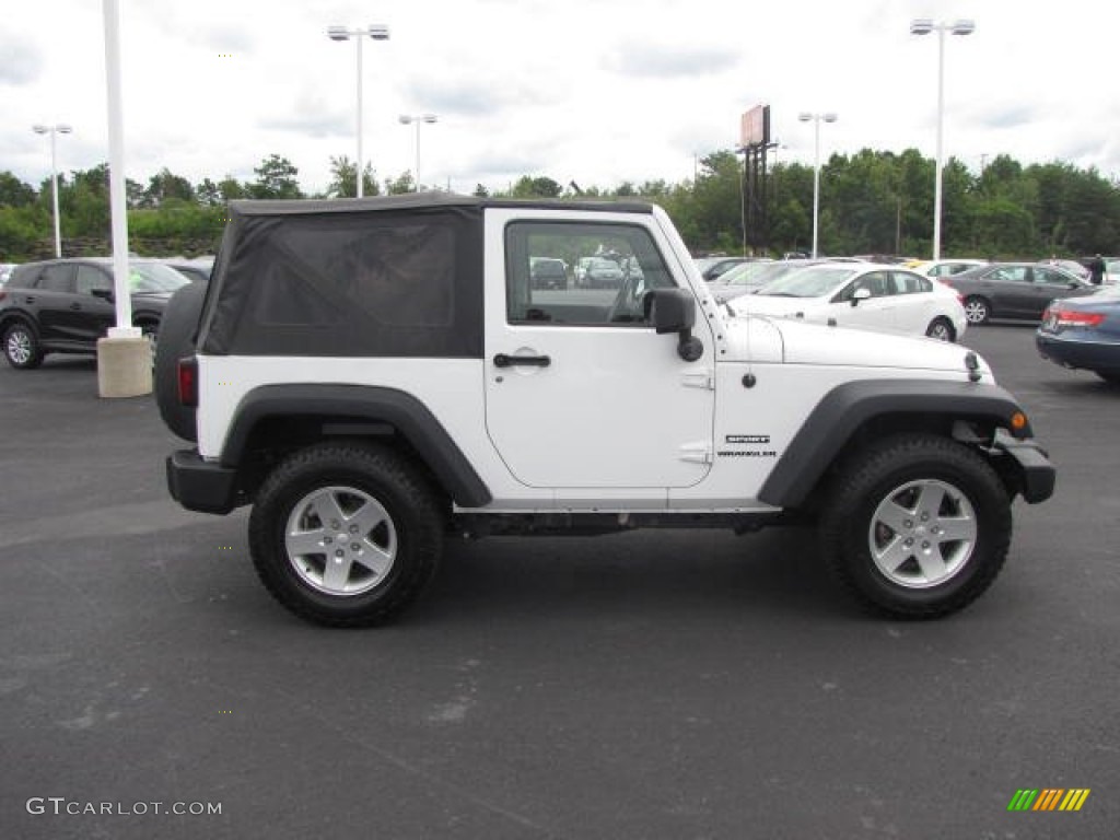 2011 Wrangler Sport 4x4 - Bright White / Black photo #4