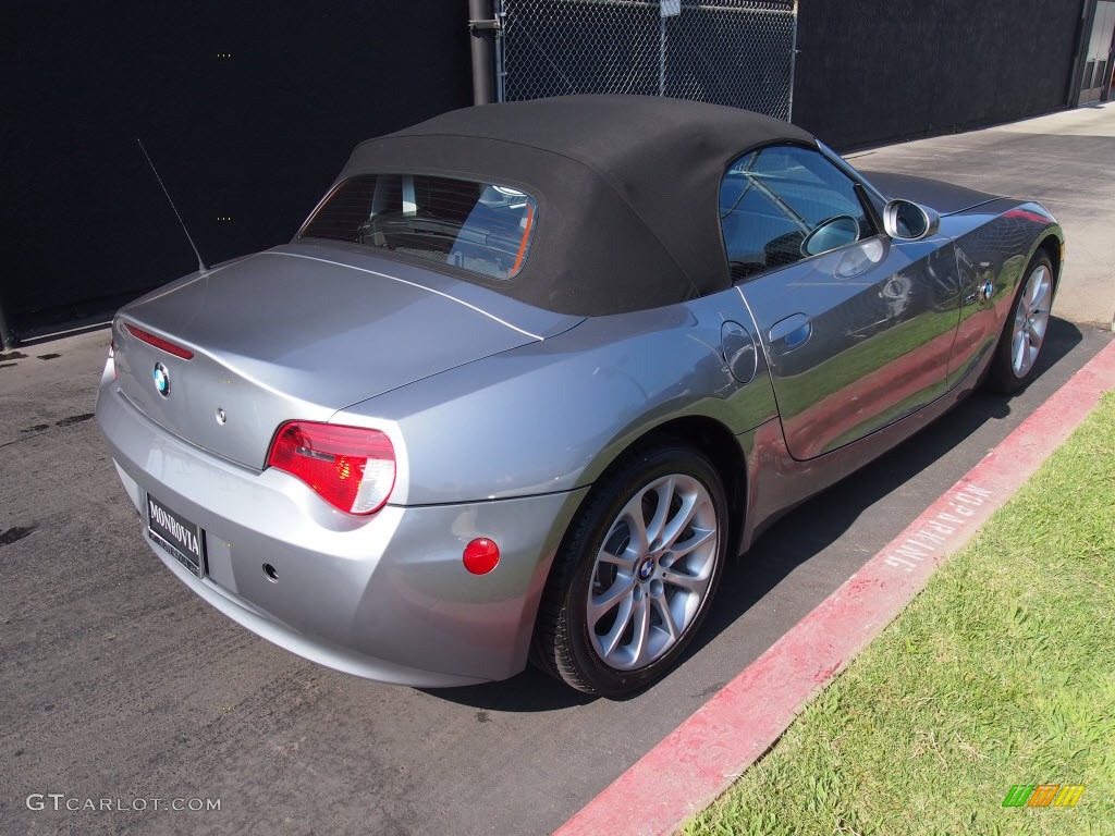 2007 Z4 3.0i Roadster - Silver Grey Metallic / Black photo #8