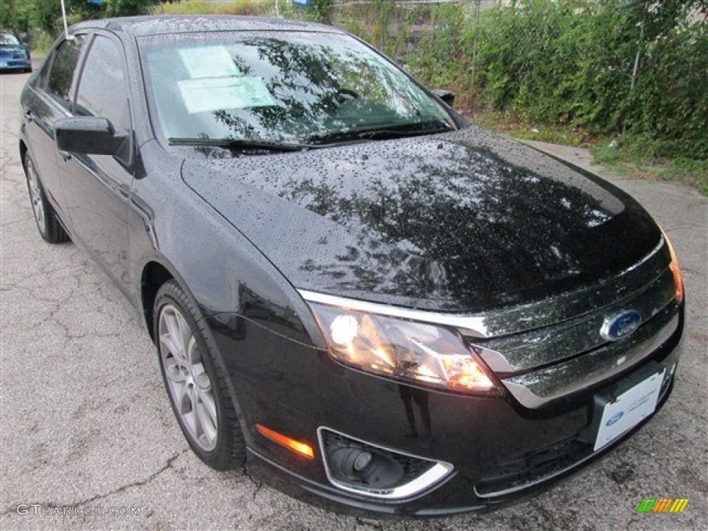 2012 Fusion SEL - Black / Charcoal Black photo #1