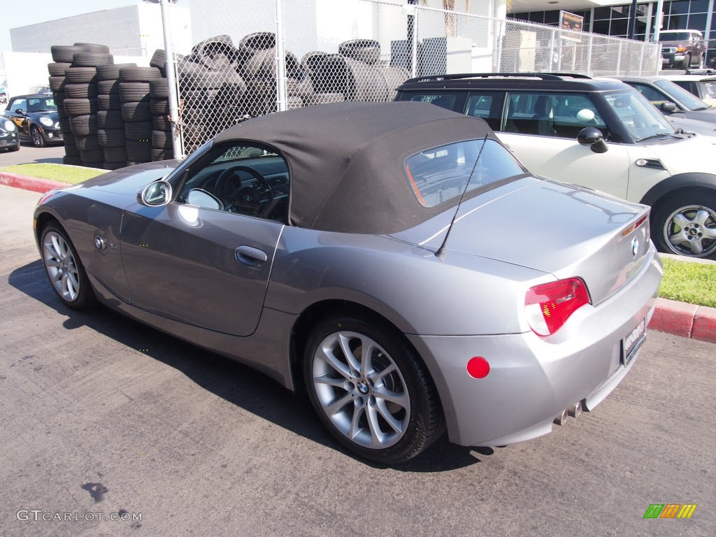 2007 Z4 3.0i Roadster - Silver Grey Metallic / Black photo #10
