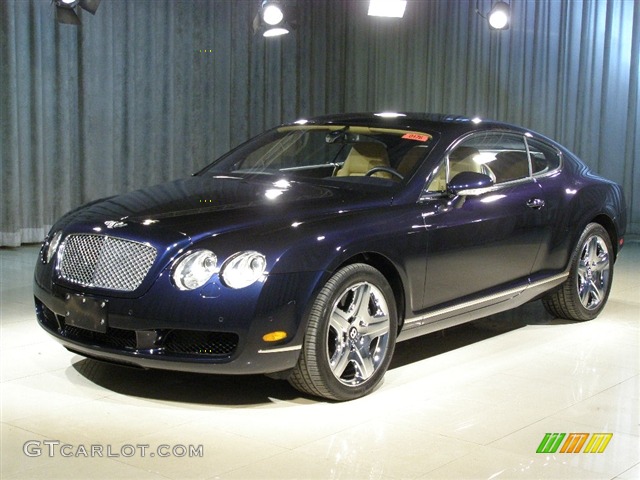 2005 Continental GT  - Dark Sapphire / Saffron photo #1