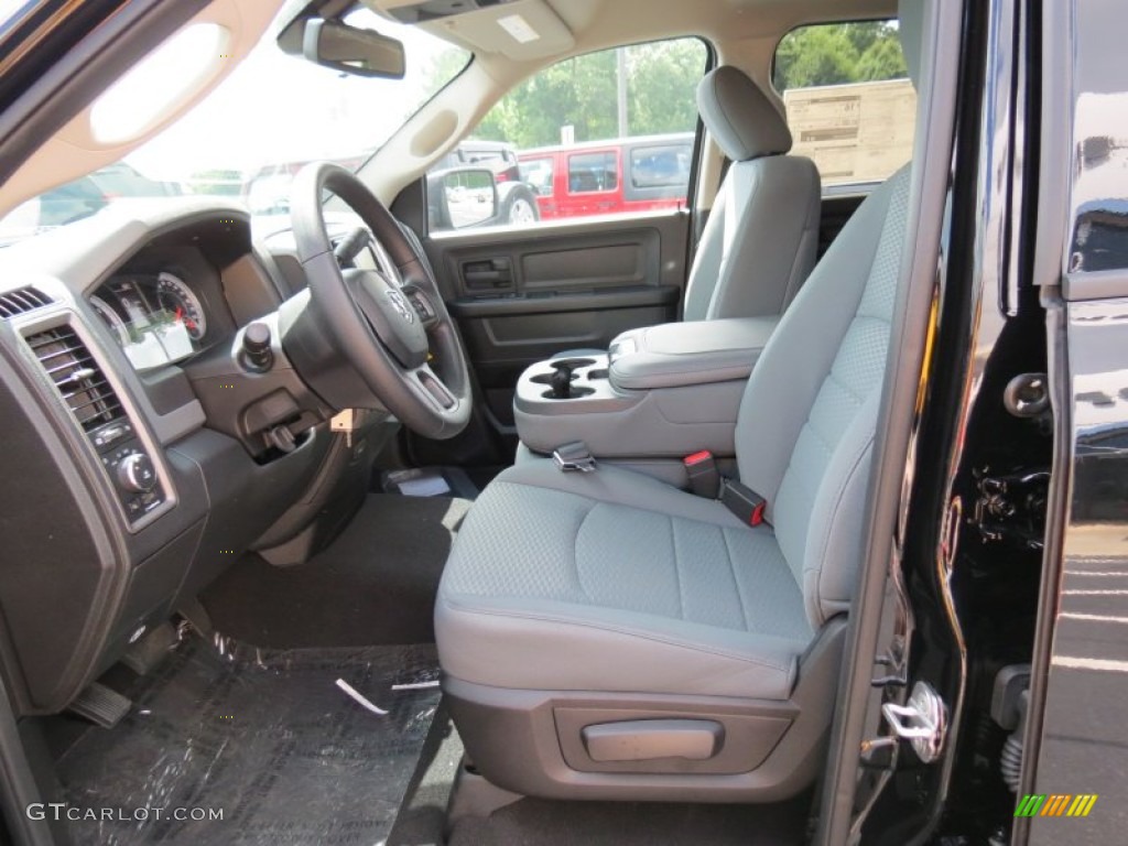 Black/Diesel Gray Interior 2013 Ram 1500 Black Express Quad Cab Photo #83405452