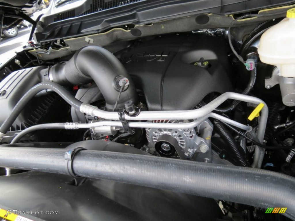 2013 Ram 1500 Black Express Quad Cab Engine Photos