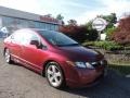 2007 Tango Red Pearl Honda Civic EX Sedan  photo #1