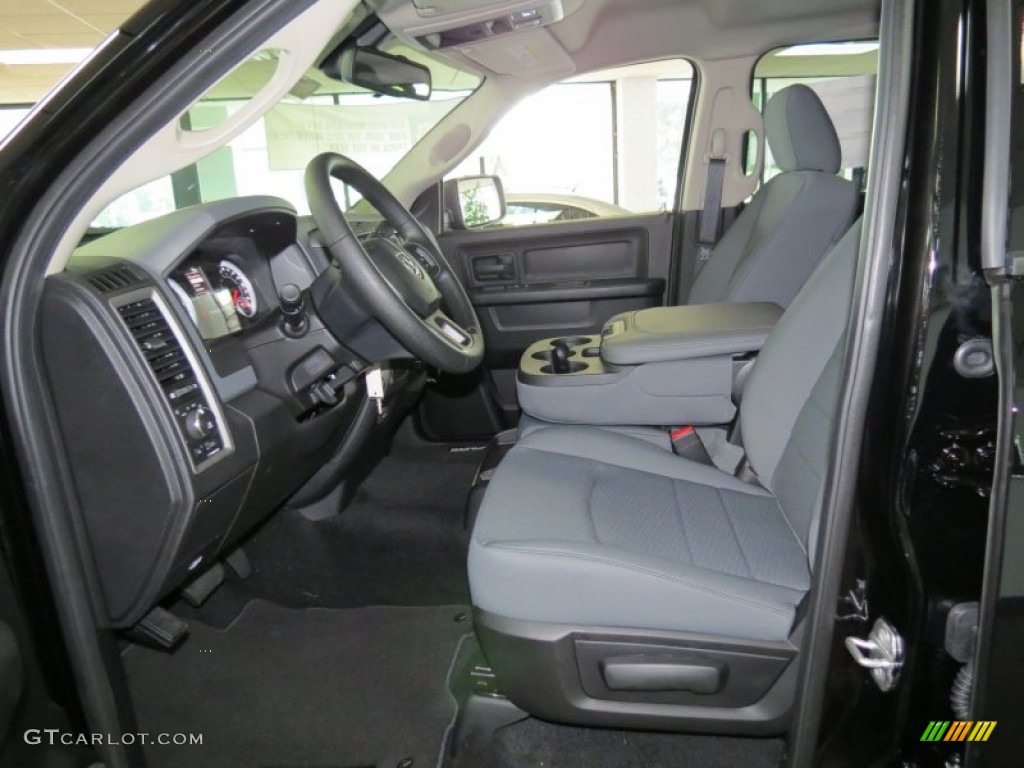 Black/Diesel Gray Interior 2013 Ram 1500 Black Express Crew Cab Photo #83406253