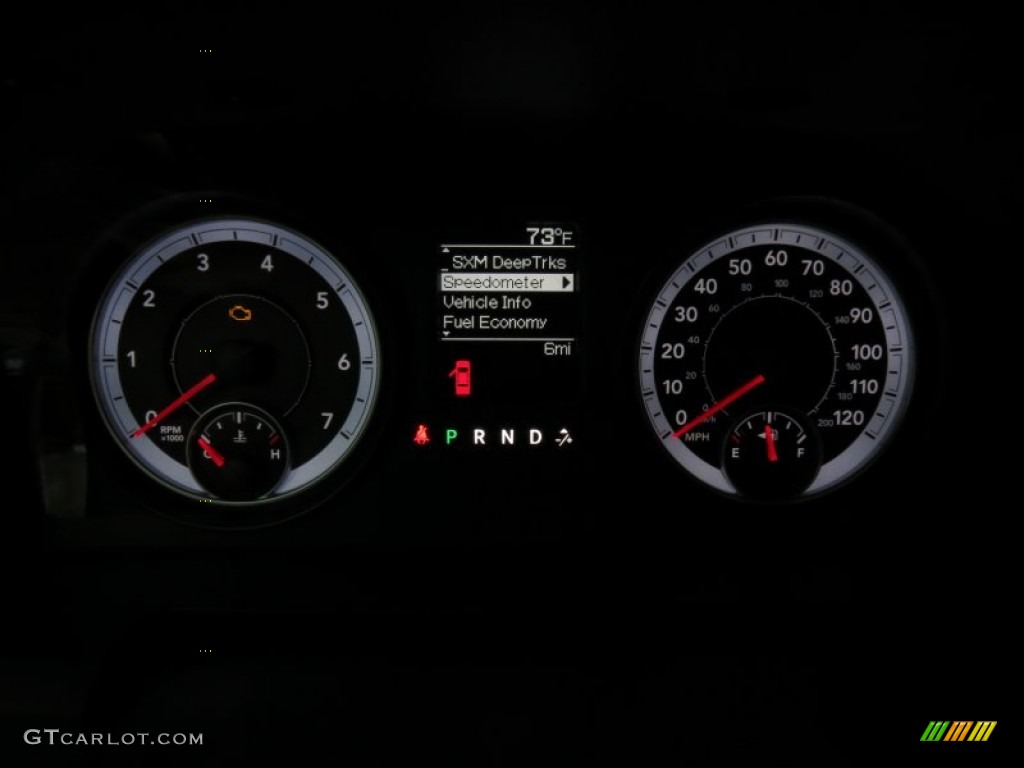 2013 Ram 1500 Black Express Crew Cab Gauges Photos