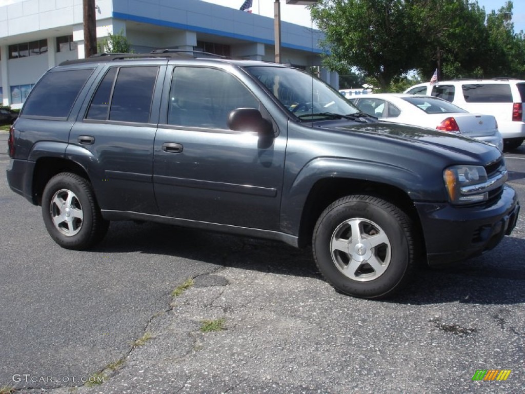 Dark Gray Metallic 2006 Chevrolet TrailBlazer LS 4x4 Exterior Photo #83406724