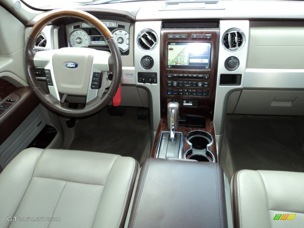 2010 F150 Platinum SuperCrew 4x4 - Sterling Grey Metallic / Medium Stone Leather/Sienna Brown photo #29