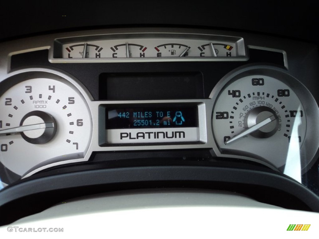 2010 Ford F150 Platinum SuperCrew 4x4 Gauges Photo #83407330