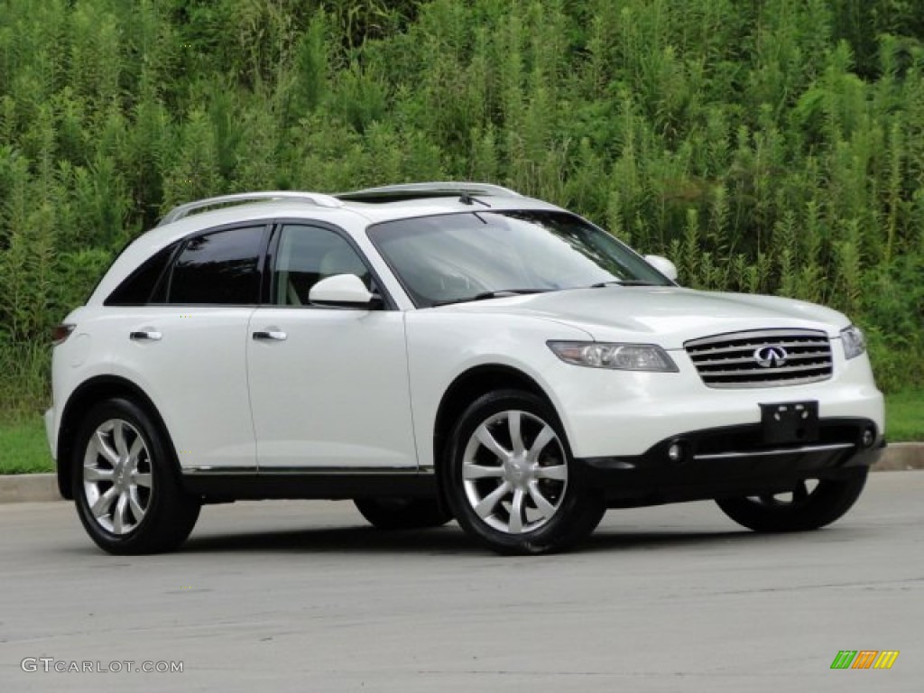 Ivory Pearl 2007 Infiniti FX 35 AWD Exterior Photo #83408074