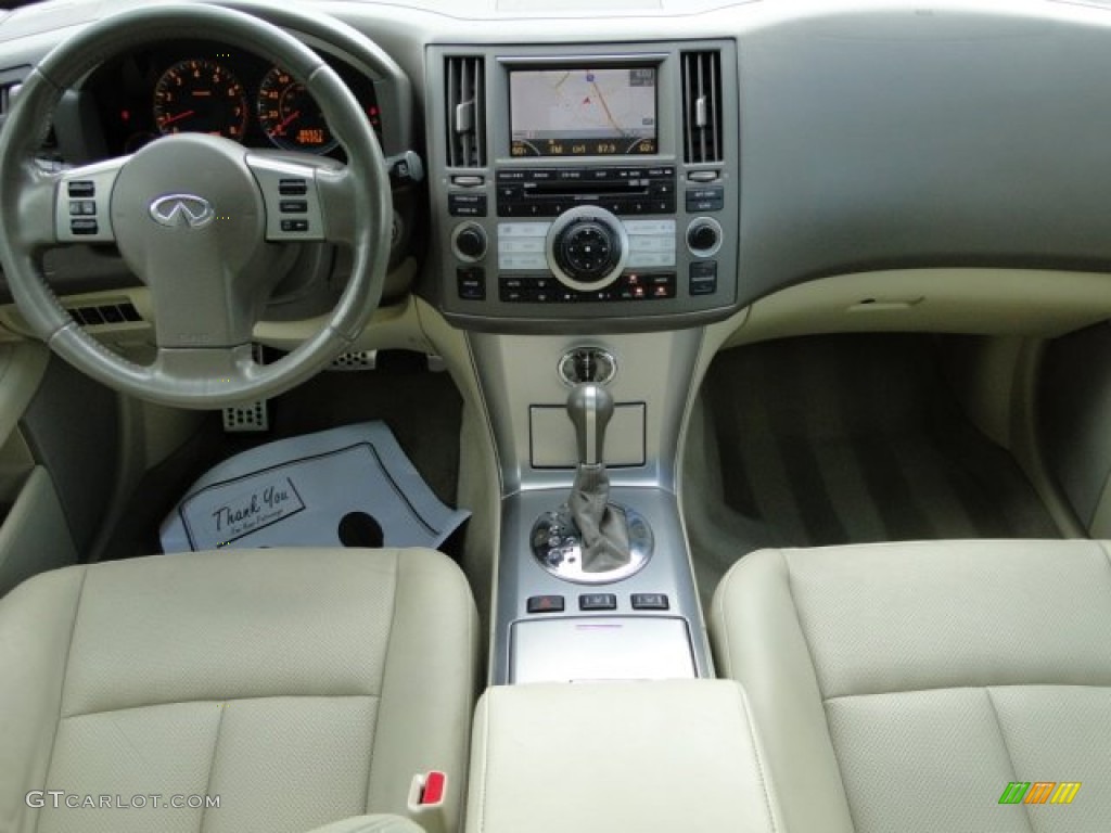 2007 Infiniti FX 35 AWD Wheat Dashboard Photo #83408244