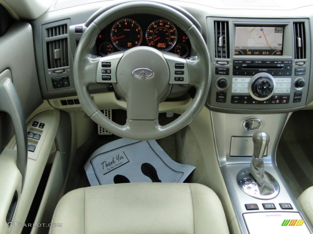 2007 Infiniti FX 35 AWD Wheat Dashboard Photo #83408257