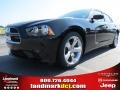 2013 Pitch Black Dodge Charger SXT  photo #1