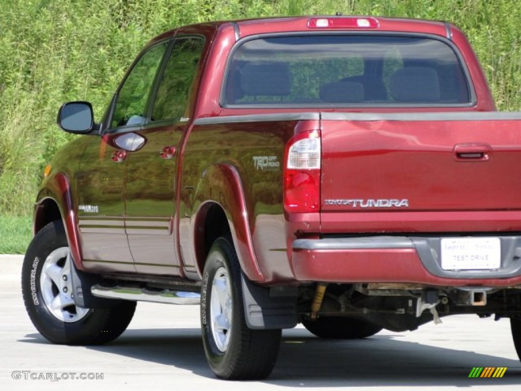 2004 Tundra Limited Double Cab - Salsa Red Pearl / Light Charcoal photo #25
