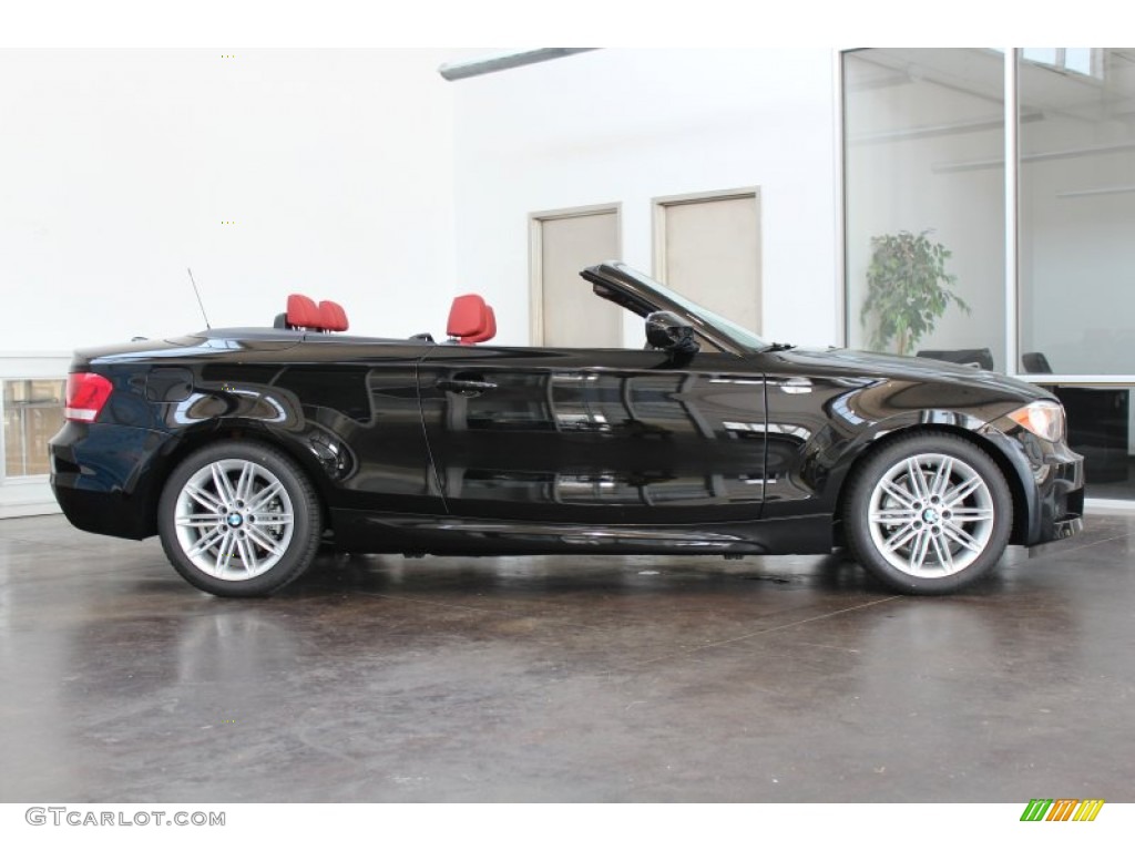 Jet Black 2013 BMW 1 Series 128i Convertible Exterior Photo #83410636