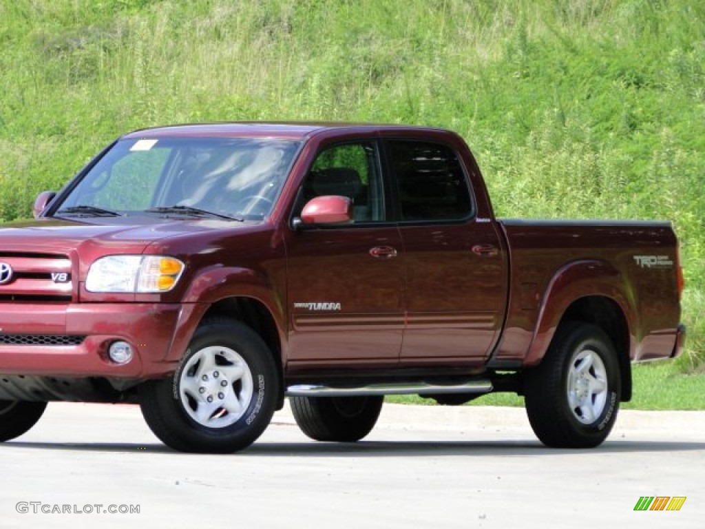 2004 Tundra Limited Double Cab - Salsa Red Pearl / Light Charcoal photo #28